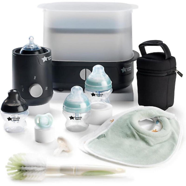 Tommee Tippee Complete Feeding Kit - Black - Zrafh.com - Your Destination for Baby & Mother Needs in Saudi Arabia