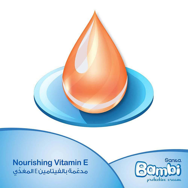 Sanita Bambi Protective Cream Wet Wipes 56 Sheets - ZRAFH