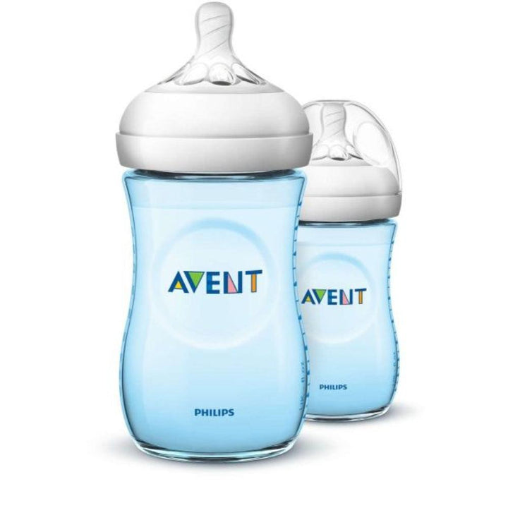 Philips Avent Natural Blue Bottle - 260ml - Blue - Zrafh.com - Your Destination for Baby & Mother Needs in Saudi Arabia