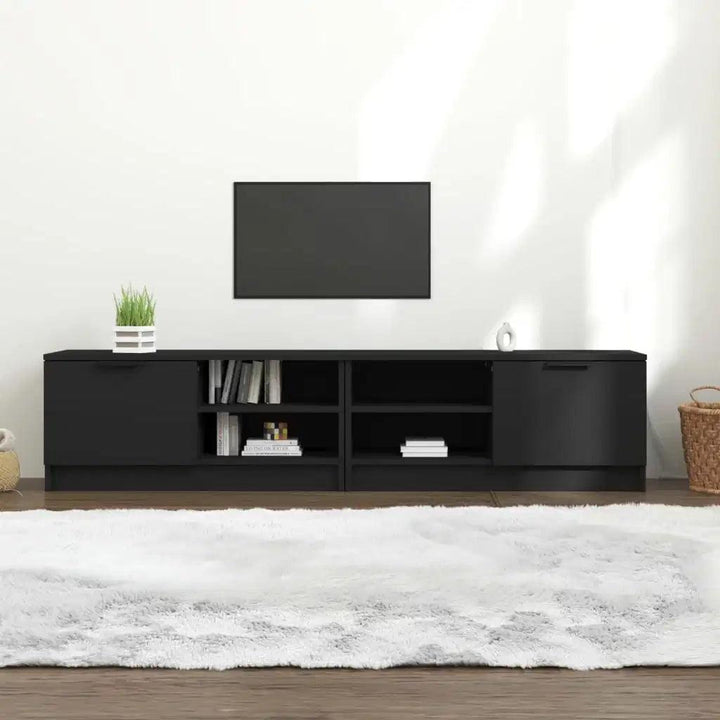 Alhome Contemporary TV Table Compressed Wood, and Easy Assembly - Zrafh.com - Your Destination for Baby & Mother Needs in Saudi Arabia