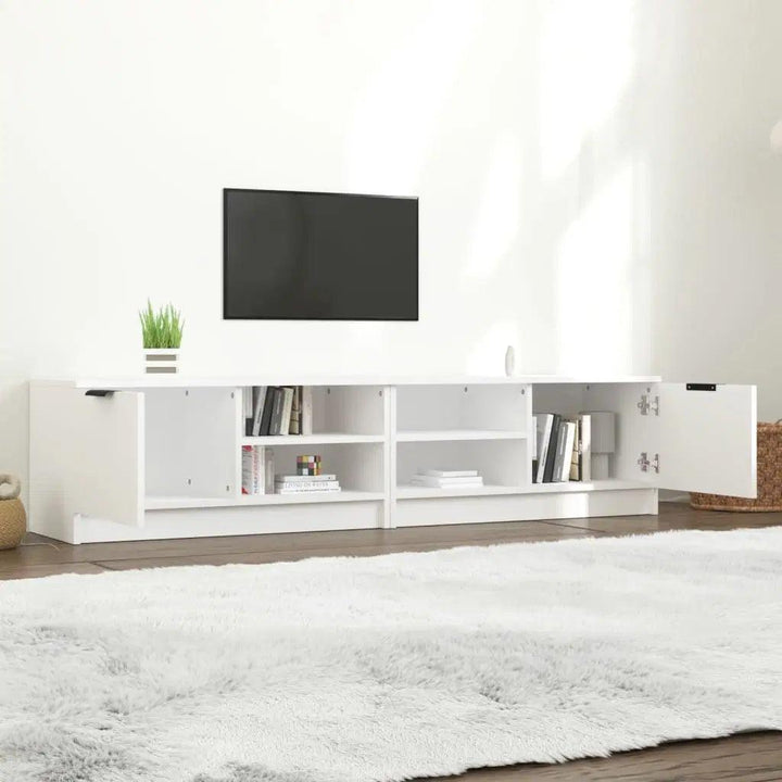 Alhome Contemporary TV Table Compressed Wood, and Easy Assembly - Zrafh.com - Your Destination for Baby & Mother Needs in Saudi Arabia