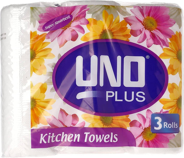 Uno Plus Kitchen Towels 100 Sheets 4 Rolls - ZRAFH