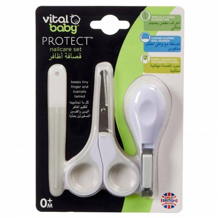 Vital Baby PROTECT nailcare set - silver - ZRAFH