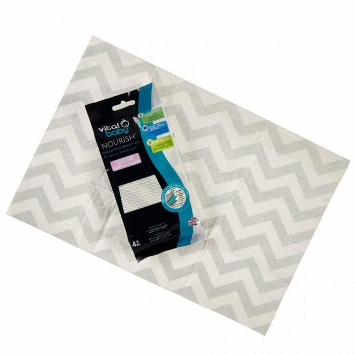 Vital Baby Nourish Disposable Placemats 4+ Months - 35X25 Cm - 5 Pieces - ZRAFH