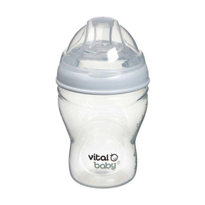 Vital Baby Nurture Breast-Like Feeding Bottles - 240 ml - 2 Pieces - ZRAFH