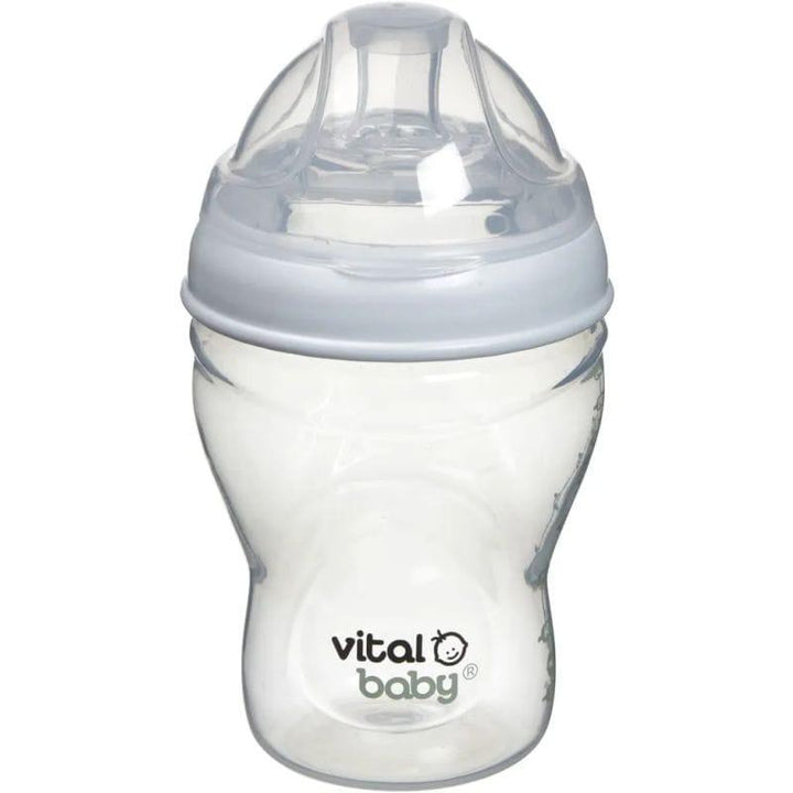 Vital Baby Nurture Breast-Like Feeding Bottles - 240 ml - 2 Pieces - ZRAFH