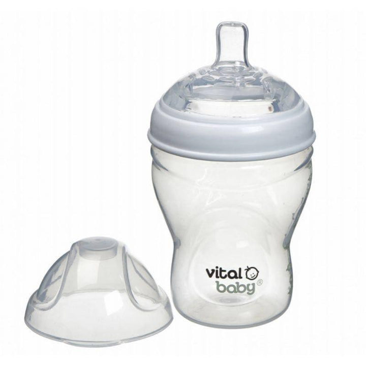 Vital Baby Nurture Breast-Like Feeding Bottles - 240 ml - ZRAFH