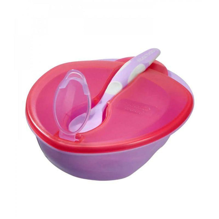 Vital Baby Nourish Fizz Scoop Feeding Set - 4+ Months - Red&Purple - ZRAFH