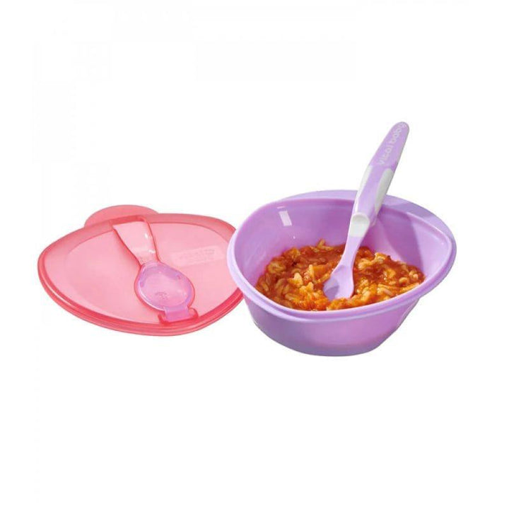 Vital Baby Nourish Fizz Scoop Feeding Set - 4+ Months - Red&Purple - ZRAFH