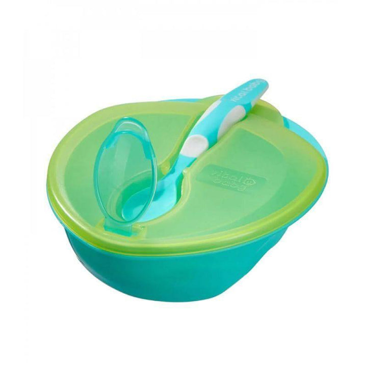 Vital Baby Nourish Pop Scoop Feeding Set - 4+ Months - Green&Blue - ZRAFH