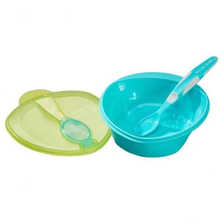 Vital Baby Nourish Pop Scoop Feeding Set - 4+ Months - Green&Blue - ZRAFH