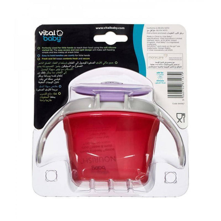 Vital Baby Nourish Fizz Snack On-The-Go Pot With Handles - 6+ Months - ZRAFH