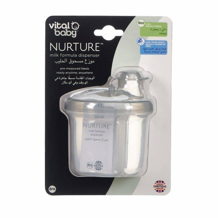 Vital Baby Nurture Milk Formula Dispenser - 266 ml - Transparent - ZRAFH