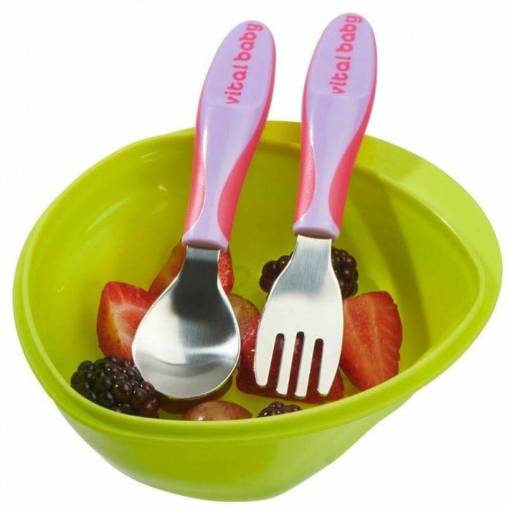 Vital Baby Nourish Fizz Big Kid Cutlery 12+ Months - 2 Pieces - ZRAFH