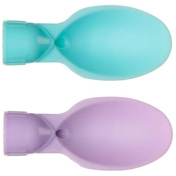 Vital Baby Nourish Pouch Spoon Tips 4+ Months - Blue&Purple - 2 Pieces - ZRAFH