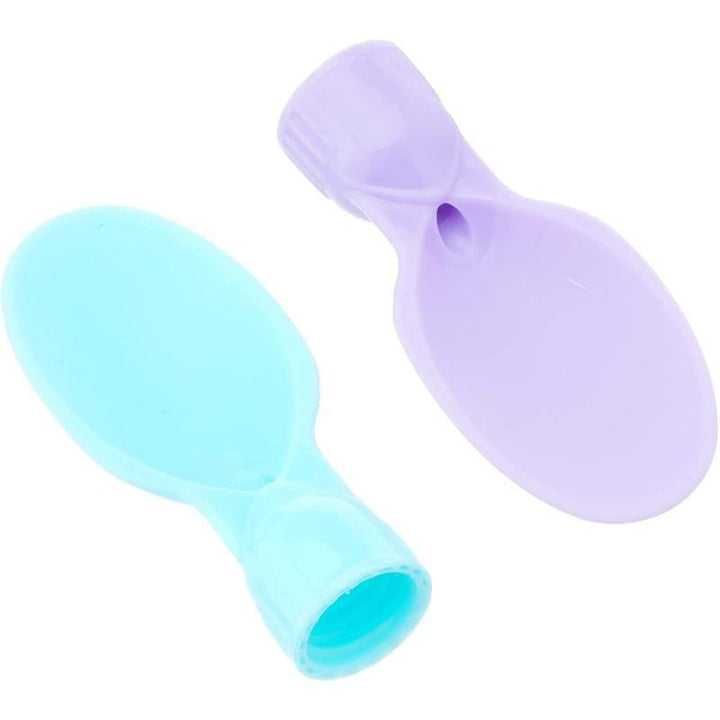 Vital Baby Nourish Pouch Spoon Tips 4+ Months - Blue&Purple - 2 Pieces - ZRAFH