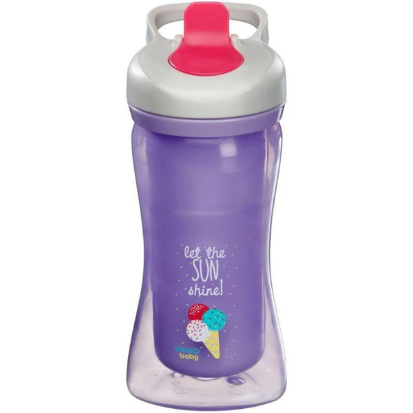 Vital Baby Hydrate fizz Incredibly Cool Insulated Cup 12+ months - 290 ml - Purple&Grey - ZRAFH