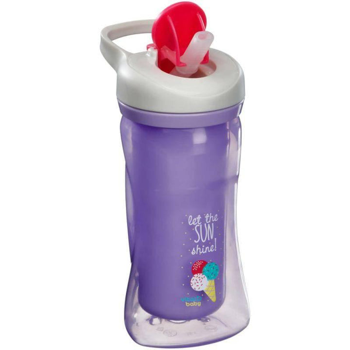 Vital Baby Hydrate fizz Incredibly Cool Insulated Cup 12+ months - 290 ml - Purple&Grey - ZRAFH