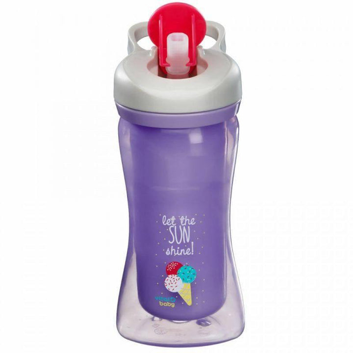 Vital Baby Hydrate fizz Incredibly Cool Insulated Cup 12+ months - 290 ml - Purple&Grey - ZRAFH