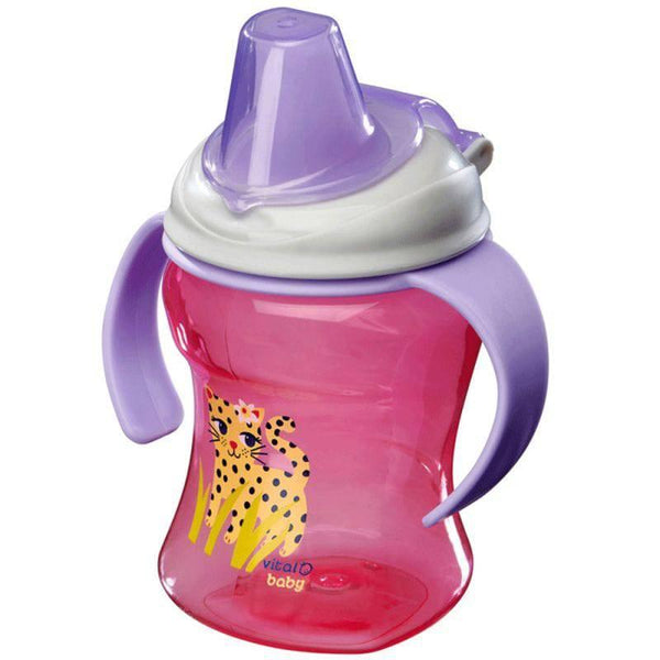 Vital Baby Hydrate fizz Little Sipper With Removable Handles 6+ months - 260 ml - Pink&Purple - ZRAFH