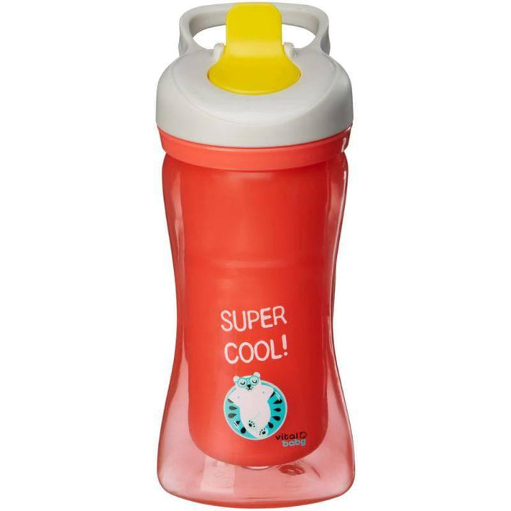 Vital Baby Hydrate pop Incredibly Cool Insulated Cup 12+ months - 290 ml - Orange&Grey - ZRAFH