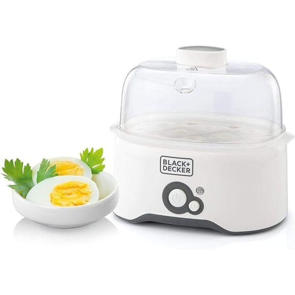 Black And Decker Egg Cooker - 280 W - White - Zrafh.com - Your Destination for Baby & Mother Needs in Saudi Arabia