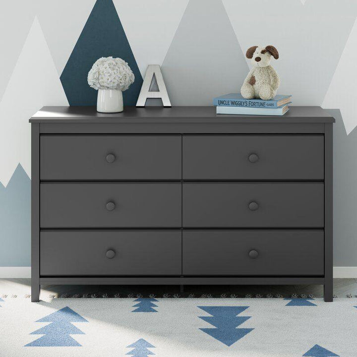 Kids Dresser: 133x42x82 Wood, Grey by Alhome - 110112933 - Zrafh.com - Your Destination for Baby & Mother Needs in Saudi Arabia