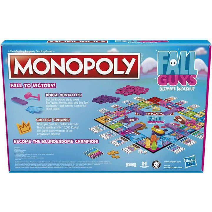 Monopoly Fall Guys Ultimate Knockout Board Game - Ages 8 and Up - ZRAFH