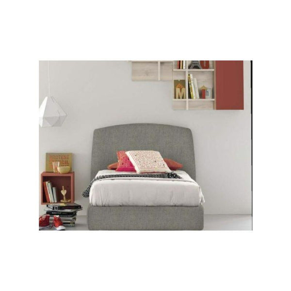 Gray Linen Single Bed Size 120x200 By Alhome - 110110101 - Zrafh.com - Your Destination for Baby & Mother Needs in Saudi Arabia