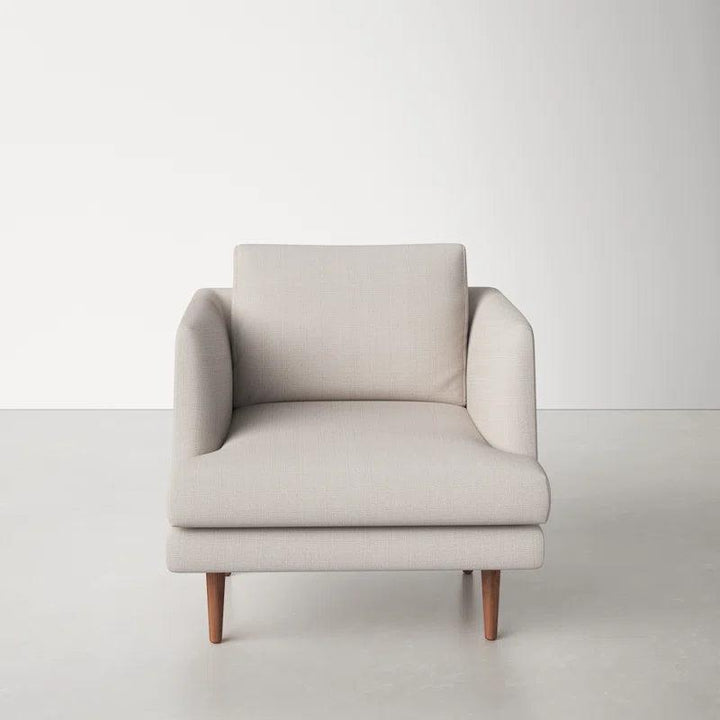 Subtle Charm: Beige Linen Chair for Refined Comfort By Alhome - Zrafh.com - Your Destination for Baby & Mother Needs in Saudi Arabia