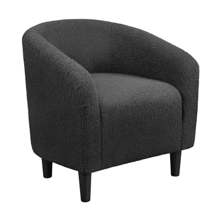 Modern Stylish Boucle Arm Chair - 80x85x85 cm - By Alhome - Zrafh.com - Your Destination for Baby & Mother Needs in Saudi Arabia