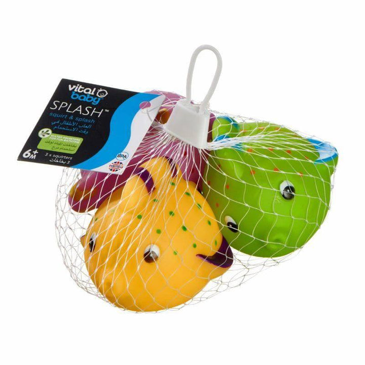 Vital Baby SPLASH bath toys fish squirt & splash - 3 pcs - ZRAFH