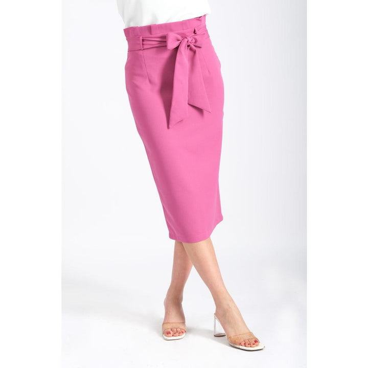 Londonella Skirt with Belt Detail - Pink - 100156 - Zrafh.com - Your Destination for Baby & Mother Needs in Saudi Arabia