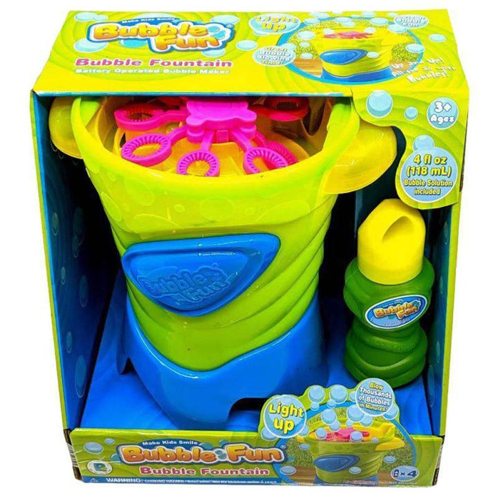 P.JOY Battery Operated Bubble Fountain Lights Up 118 ml - Multicolor - ZRAFH