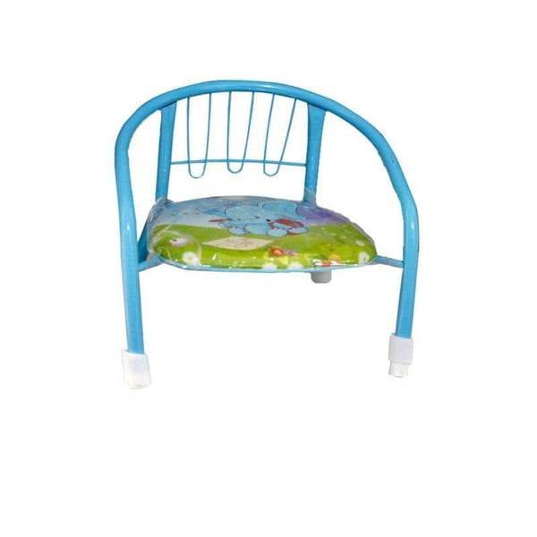 Baby Metal Chair With Mixed Design From Family Center Blue- 24-1482 - ZRAFH