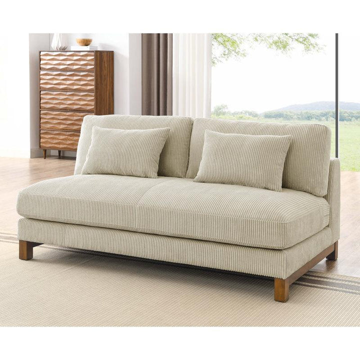 Modern Velvet 2 Seater Sofa - 200x85x85 cm - By Alhome - Zrafh.com - Your Destination for Baby & Mother Needs in Saudi Arabia