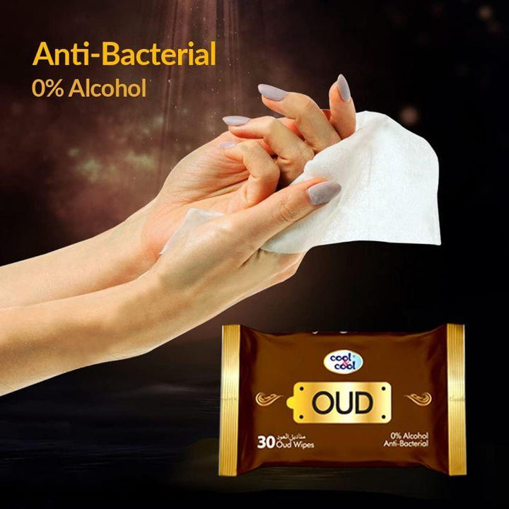Cool & Cool Oud Wipes - 30 Pieces - Zrafh.com - Your Destination for Baby & Mother Needs in Saudi Arabia