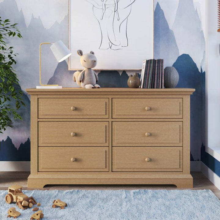 Kids Dresser: 142x40x84 Wood, Beige by Alhome - Zrafh.com - Your Destination for Baby & Mother Needs in Saudi Arabia