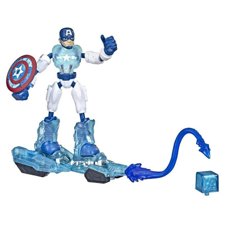 Marvel avengers figure Bend&Flex Cap Ice Mssion - 6 inch - ZRAFH