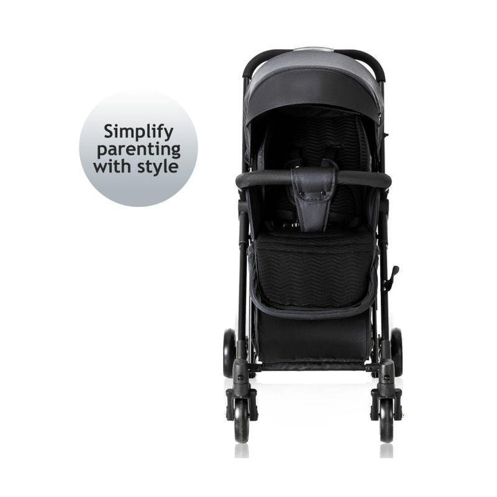 Teknum Stroller Cum Rocker - Black - Zrafh.com - Your Destination for Baby & Mother Needs in Saudi Arabia