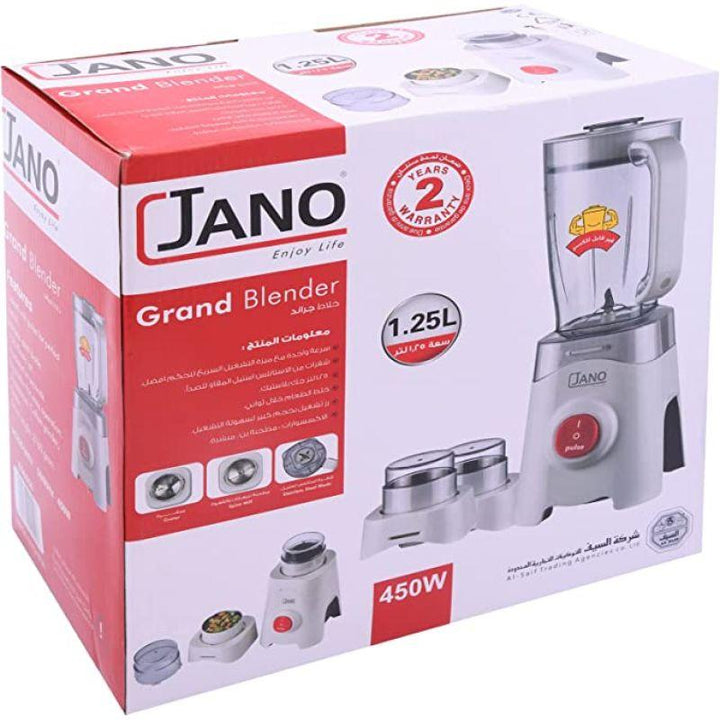 Alsaif-Elec Jano 3 In 1 Electric Blender 450 Watts - ZRAFH