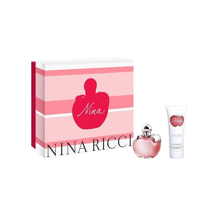 Nina Ricci Nina Gift Set ( Eau de Toilette 50ml + Body Lotion 75ml) - 2 Pieces - ZRAFH