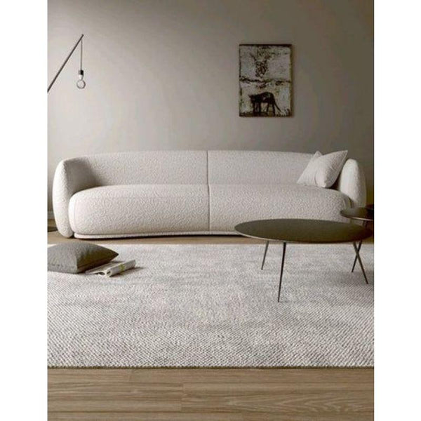 Classic Beige Boucle 3-Seater Sofa Swedish Wood By Alhome - 110110872 - Zrafh.com - Your Destination for Baby & Mother Needs in Saudi Arabia