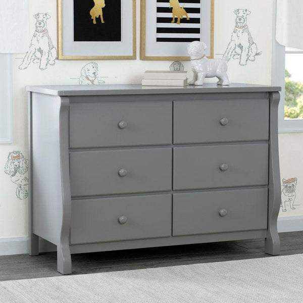 Kids Dresser: 121x52x87 Wood, Grey by Alhome - Zrafh.com - Your Destination for Baby & Mother Needs in Saudi Arabia