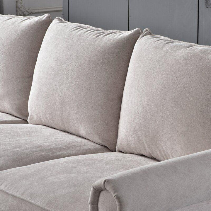 Modern Cozy Velvet 3 Seater Sofa - 240x85x85 cm - By Alhome - Zrafh.com - Your Destination for Baby & Mother Needs in Saudi Arabia