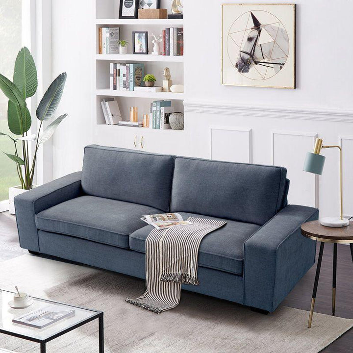 Modern Chic Linen 3 Seater Sofa - 240x85x85 cm - By Alhome - Zrafh.com - Your Destination for Baby & Mother Needs in Saudi Arabia