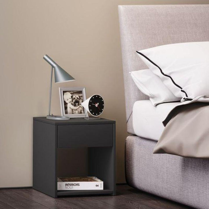 Compact Melamine Nightstand By Alhome - Zrafh.com - Your Destination for Baby & Mother Needs in Saudi Arabia