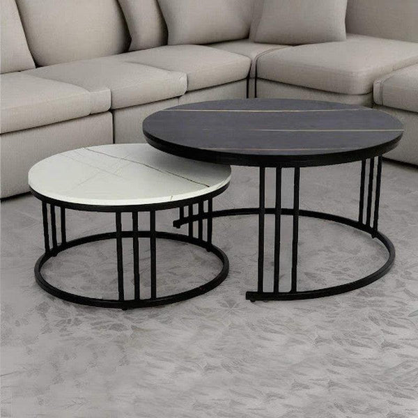 Wood Coffee Table set 2 Pieces - Multi Color By Alhome - Zrafh.com - Your Destination for Baby & Mother Needs in Saudi Arabia