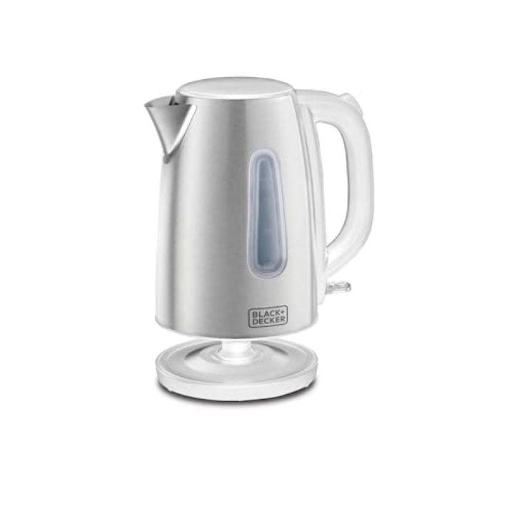 Black And Decker Stainless Steel Kettle - 1.7 L - 2200 W - Zrafh.com - Your Destination for Baby & Mother Needs in Saudi Arabia