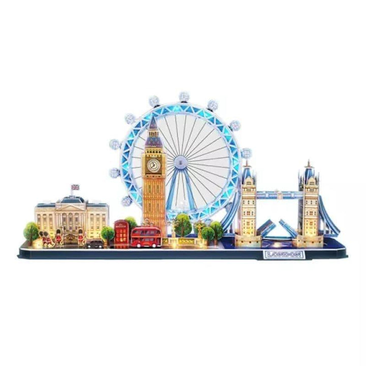 CubicFun 3D Puzzle led london cityline - 186 Pieces - multicolor - ZRAFH
